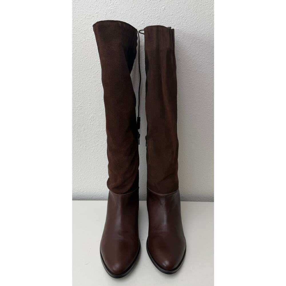 NIB French Sole Jessica Brown Suede Boots Womens 9.5 - Picture 2 of 14